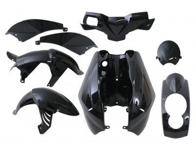 Kappenset Peugeot Ludix - Zwart metallic