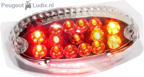 Achterlicht Peugeot Ludix LED Lexus met knipperlampen