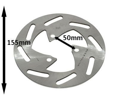 Remschijf Peugeot Ludix 155mm (Trend / Snake)