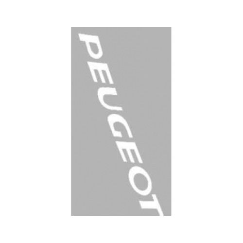 Sticker Peugeot 2 delig - Wit