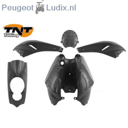 Kappenset Zwart Peugeot Ludix